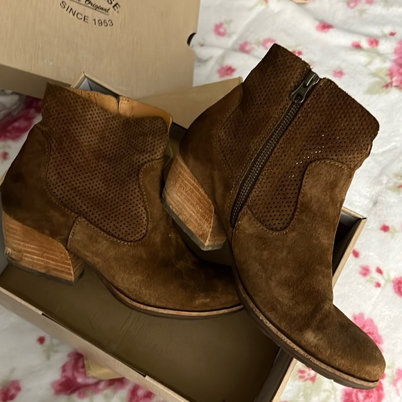 Kork-Ease Sherrill Rust (Siena) Suede Ankle Boot - Picture 1 of 10